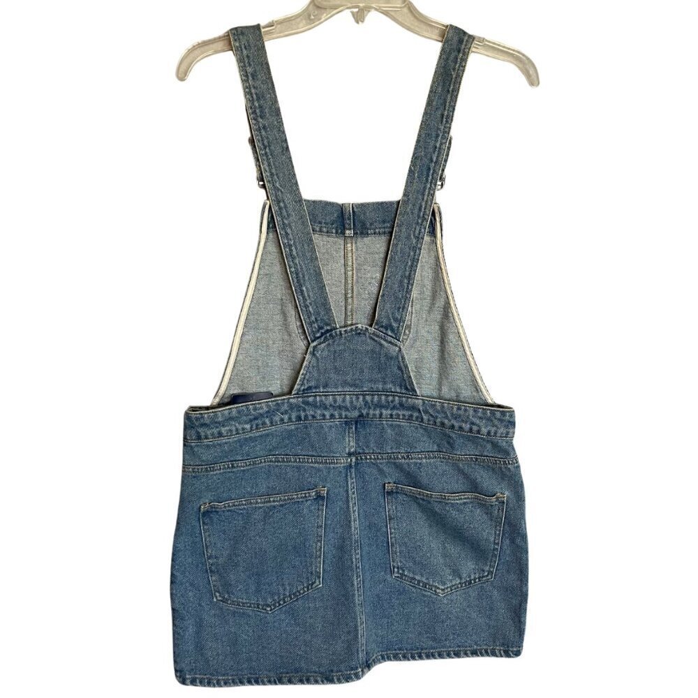 Forever 21 Overall Denim Mini Skirt Size 27 - Picture 2 of 8